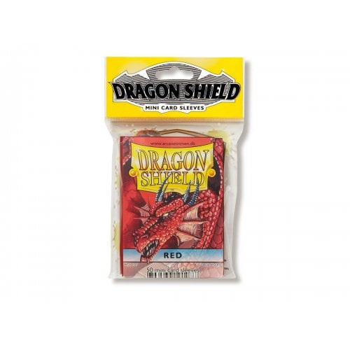 Dragon Shield Mini Red Sleeves (50)