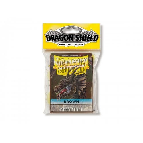 Dragon Shield Mini Brown Sleeves (50)