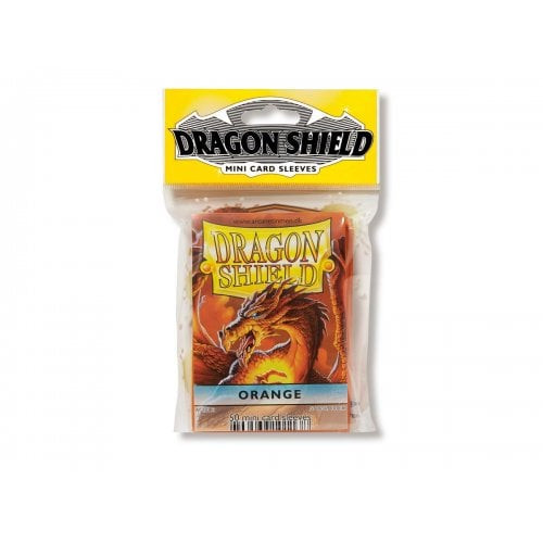 Dragon Shield Mini Orange Sleeves (50)