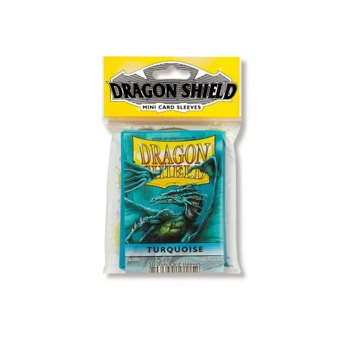 Dragon Shield Mini Turquoise Sleeves (50)