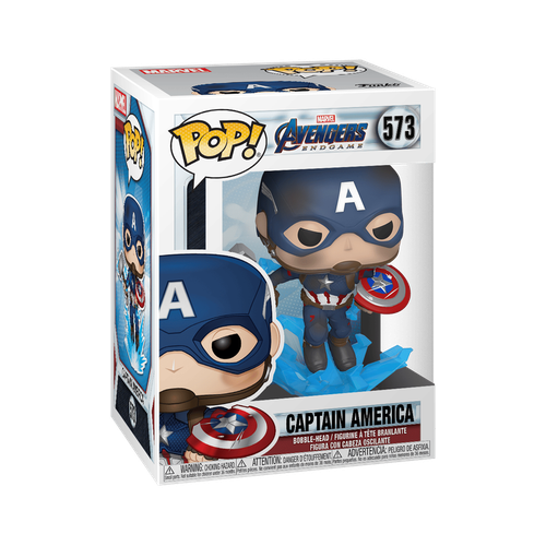 POP! Marvel - Avengers Endgame #573 Captain America with Broken Shield & Mjolnir