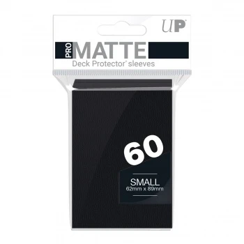 Pro-Matte Black Small Deck Protector Sleeves 60ct