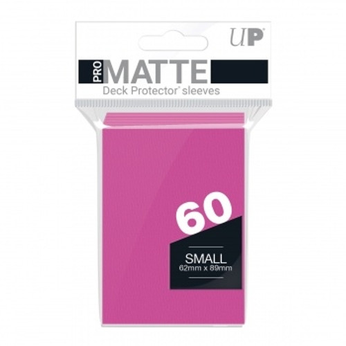 Pro-Matte Bright Pink Small Deck Protector Sleeves 60ct