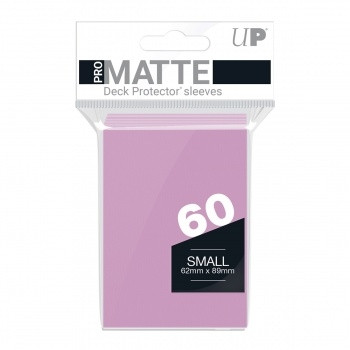 Pro-Matte Pink Small Deck Protector Sleeves 60ct