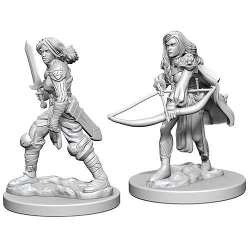 Pathfinder Battles Deep Cuts - Human Female Fighter (72597)
