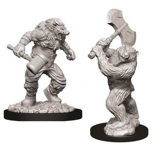 D&D Nolzur's Marvelous Miniatures (Wave 9) - Wereboar & Werebear