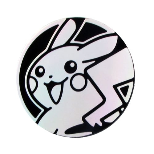 Black & Silver Pikachu Coin (Trainer Kit)