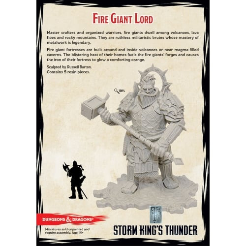 Dungeons & Dragons Collector's Series: Storm King's Thunder - Fire Giant Lord