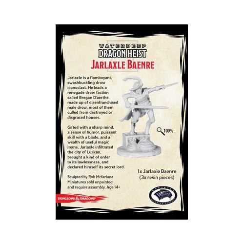 Dungeons & Dragons Collector's Series: Waterdeep Dragon Heist - Jarlaxle Baenre