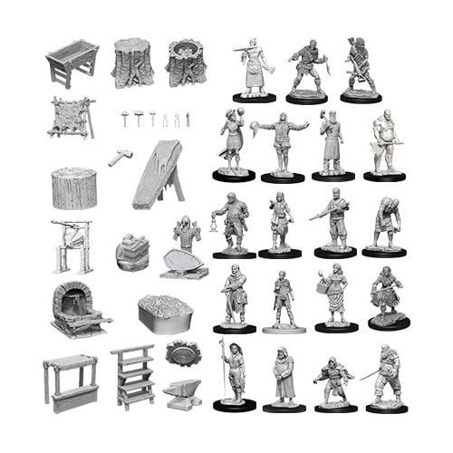 Wizkids Deep Cuts - Townspeople and Accessories