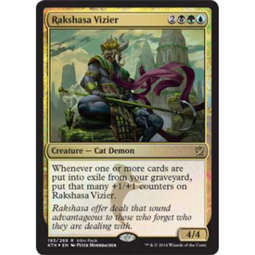 Rakshasa Vizier (Khans of Tarkir Intro Pack Promo) | Khans of Tarkir