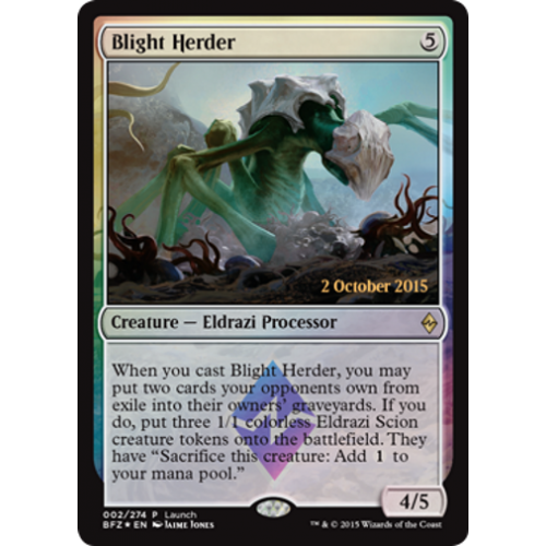 Blight Herder (Battle for Zendikar Launch foil)