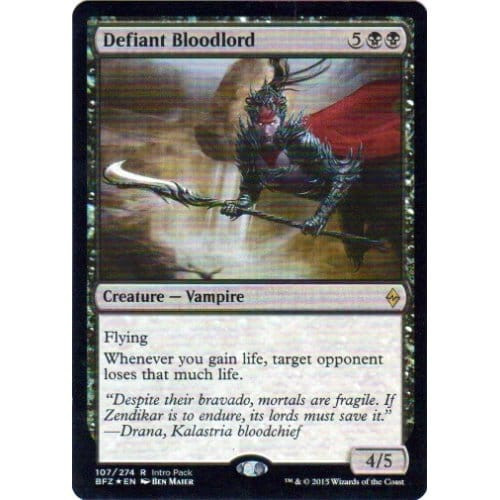 Defiant Bloodlord (Battle for Zendikar Intro Pack Promo)