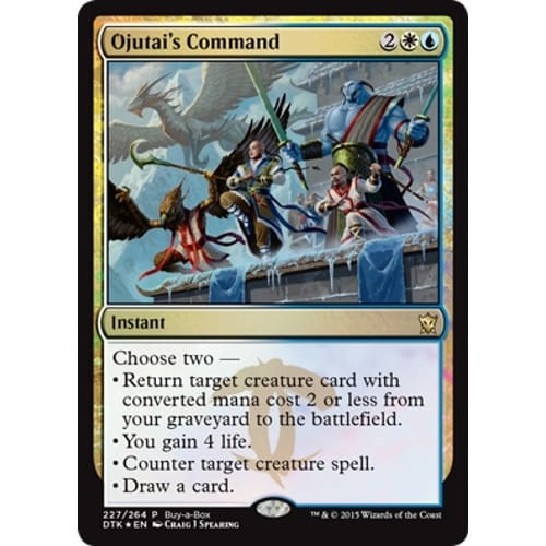 Ojutai's Command (Dragons of Tarkir Buy a Box Promo)