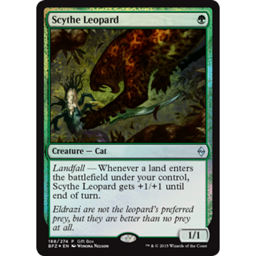 Scythe Leopard (Gift Box Promo foil) | Promotional Cards