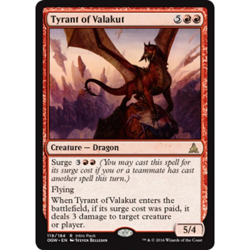 Tyrant of Valakut (Oath of the Gatewatch Intro Pack Promo)