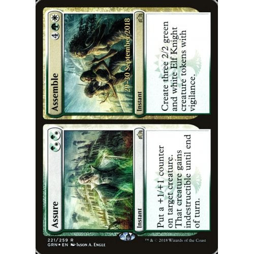 Assure // Assemble (Guilds of Ravnica Prerelease foil)