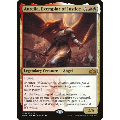 Aurelia, Exemplar of Justice (Promo Pack foil)