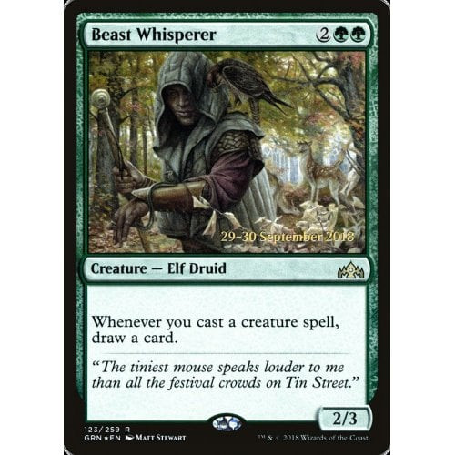 Beast Whisperer (Guilds of Ravnica Prerelease foil)