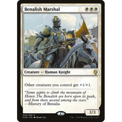 Benalish Marshal (Promo Pack foil) | Promotional Cards