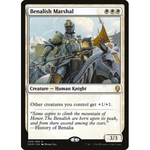 Benalish Marshal (Promo Pack foil)