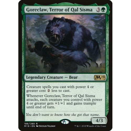 Goreclaw, Terror of Qal Sisma (Promo Pack foil) | Promotional Cards