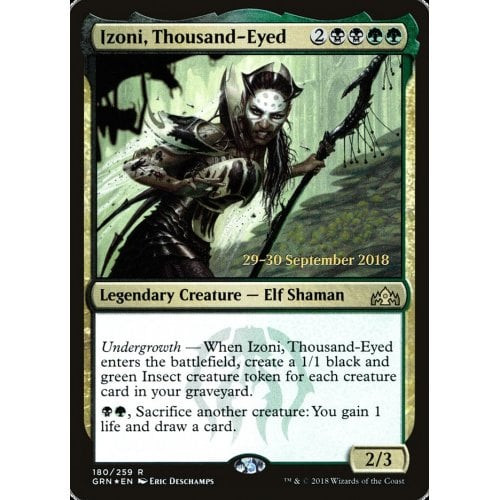 Izoni, Thousand-Eyed (Guilds of Ravnica Prerelease foil)