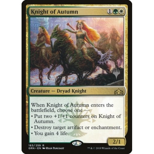 Knight of Autumn (Promo Pack non-foil) | Promotional Cards