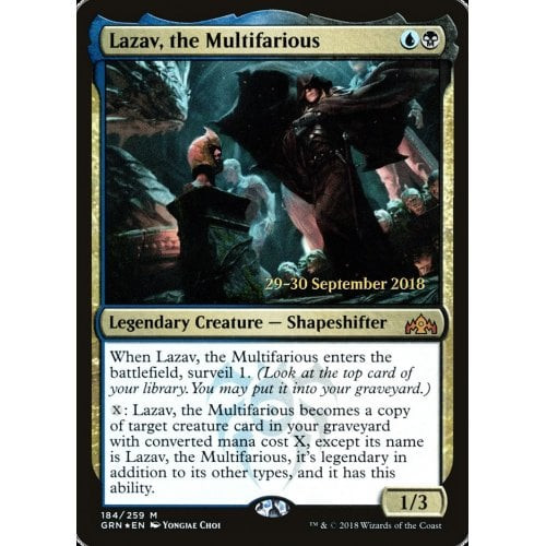 Lazav, the Multifarious (Guilds of Ravnica Prerelease foil)