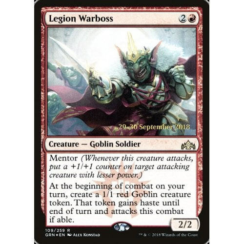 Legion Warboss (Guilds of Ravnica Prerelease foil) | Promotional Cards