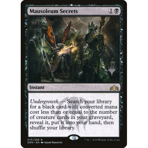 Mausoleum Secrets (Promo Pack non-foil) | Promotional Cards