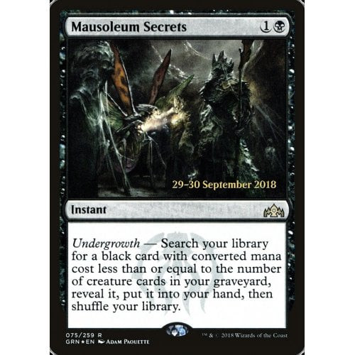 Mausoleum Secrets (Guilds of Ravnica Prerelease foil)