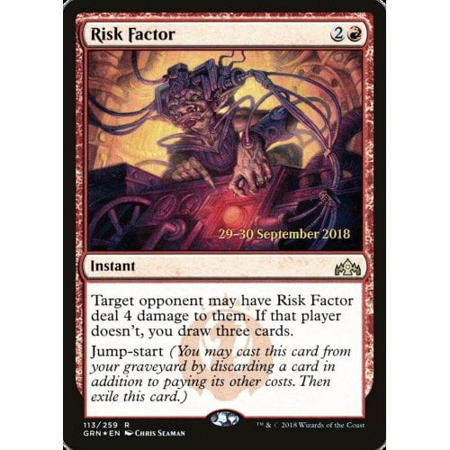 Risk Factor (Guilds of Ravnica Prerelease foil) | Promotional Cards