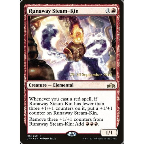 Runaway Steam-Kin (Guilds of Ravnica Prerelease foil)