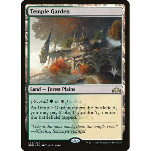 Temple Garden (Promo Pack foil) | Promotional Cards