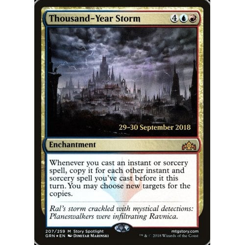 Thousand-Year Storm (Guilds of Ravnica Prerelease foil)