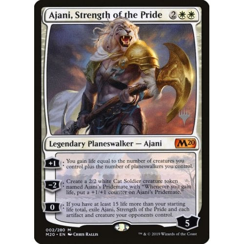 Ajani, Strength of the Pride (Promo Pack foil) | Promotional Cards