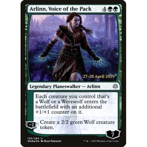 Arlinn, Voice of the Pack (War of the Spark Prerelease foil)