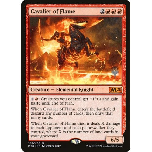 Cavalier of Flame (Promo Pack non-foil) | Promotional Cards