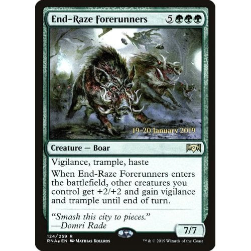 End-Raze Forerunners (Ravnica Allegiance Prerelease foil)