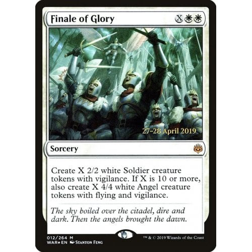 Finale of Glory (War of the Spark Prerelease foil)