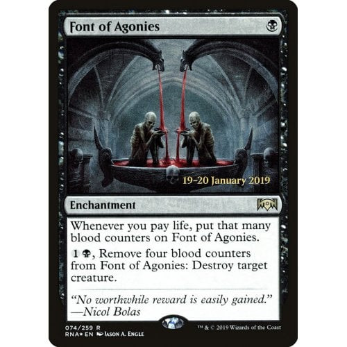 Font of Agonies (Ravnica Allegiance Prerelease foil) | Promotional Cards