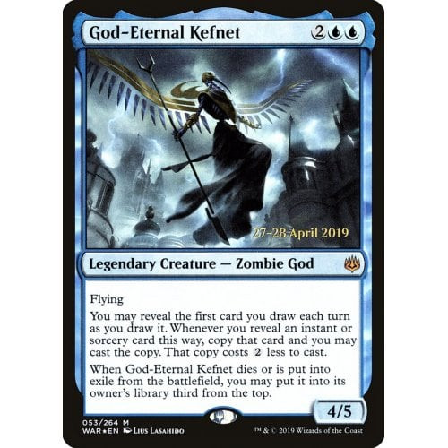 God-Eternal Kefnet (War of the Spark Prerelease foil) | Promotional Cards