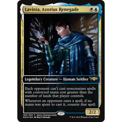 Lavinia, Azorius Renegade (Store Championship foil Promo)