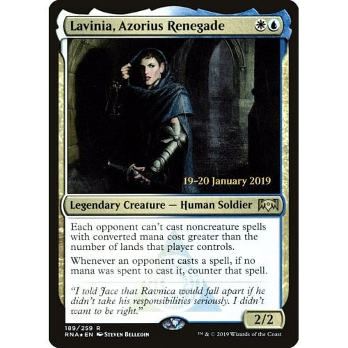 Lavinia, Azorius Renegade (Ravnica Allegiance Prerelease foil)