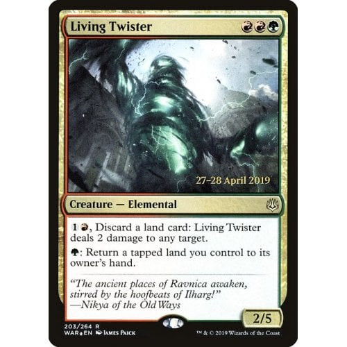 Living Twister (War of the Spark Prerelease foil) | Promotional Cards