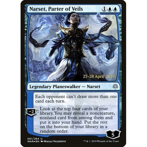Narset, Parter of Veils (War of the Spark Prerelease foil)