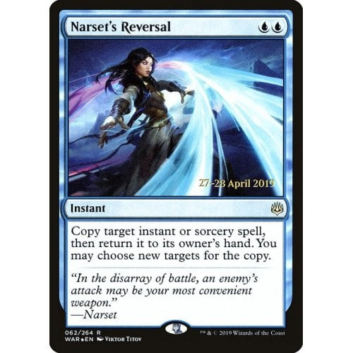 Narset's Reversal (War of the Spark Prerelease foil)