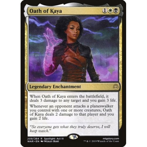 Oath of Kaya (Promo Pack foil) | Promotional Cards