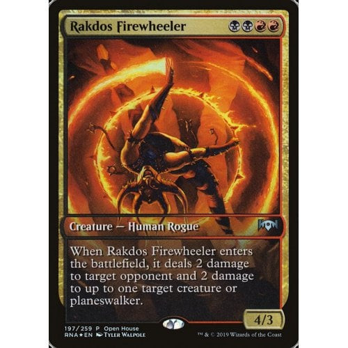 Rakdos Firewheeler (Open House foil Promo)